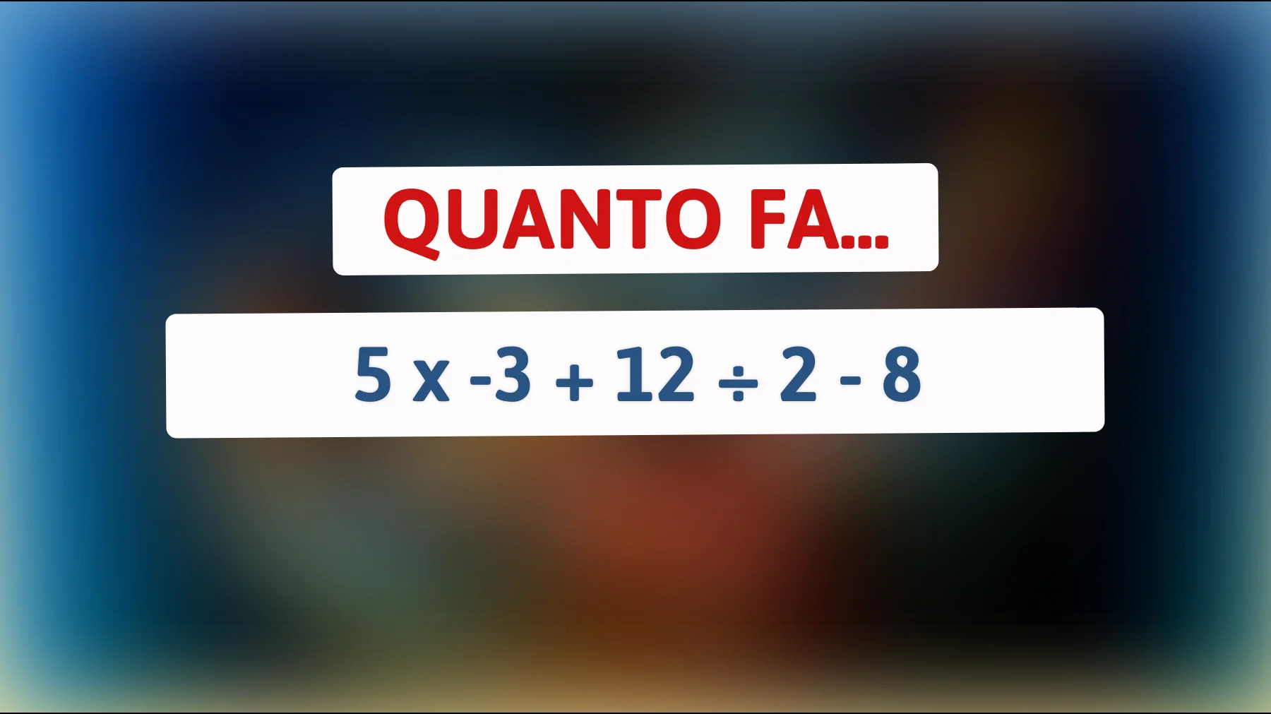 Il rompicapo matematico che solo i veri geni riescono a risolvere: riesci a trovare la risposta esatta?"