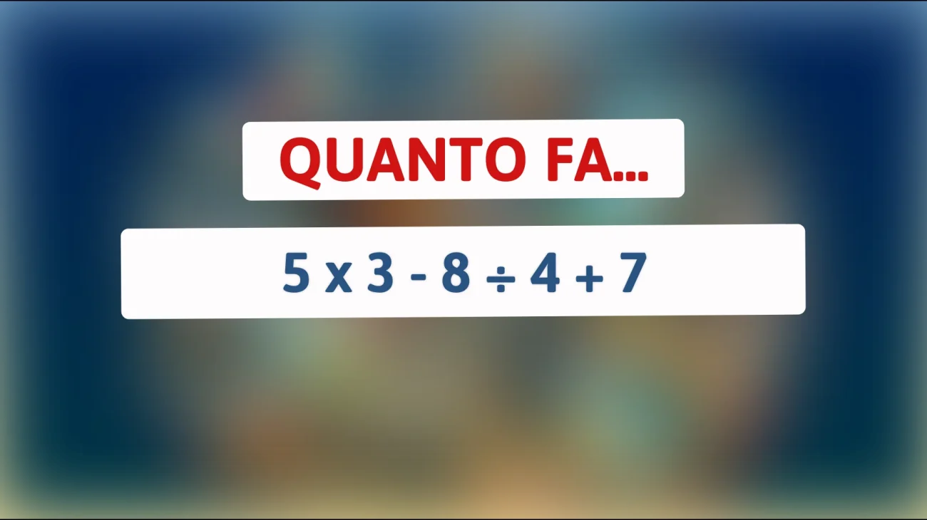 Risolvi l'equazione che sta facendo impazzire il web: hai la mente geniale per trovare la soluzione a questo semplice inganno matematico?"