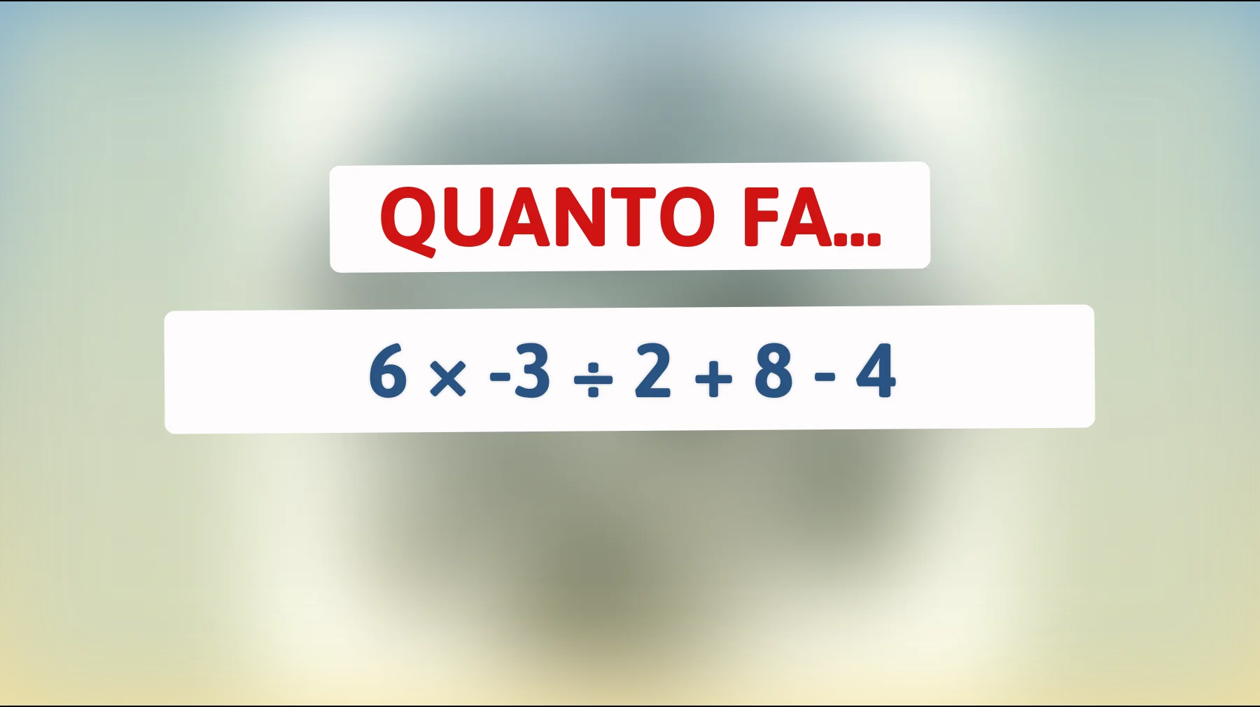 Sfida la tua mente: riesci a risolvere questo enigma matematico che solo i veri geni possono svelare? Scopri ora se sei tra gli intelligenti!"