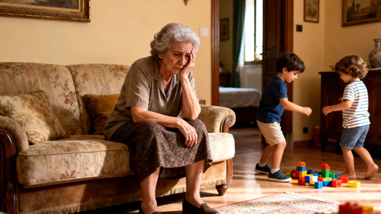 La nonna fatica a comunicare efficacemente con i nipoti bambini, che spesso non la ascoltano o non comprendono le sue richieste, creando frustrazione reciproca e momenti di tensione durante il tempo trascorso insieme"