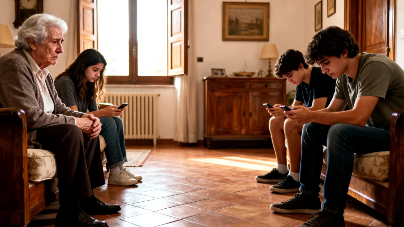 I nonni faticano a instaurare un dialogo significativo con i nipoti giovani adulti, che sembrano distanti e poco interessati a condividere aspetti personali della loro vita, creando un senso di estraneità e incomprensione reciproca"