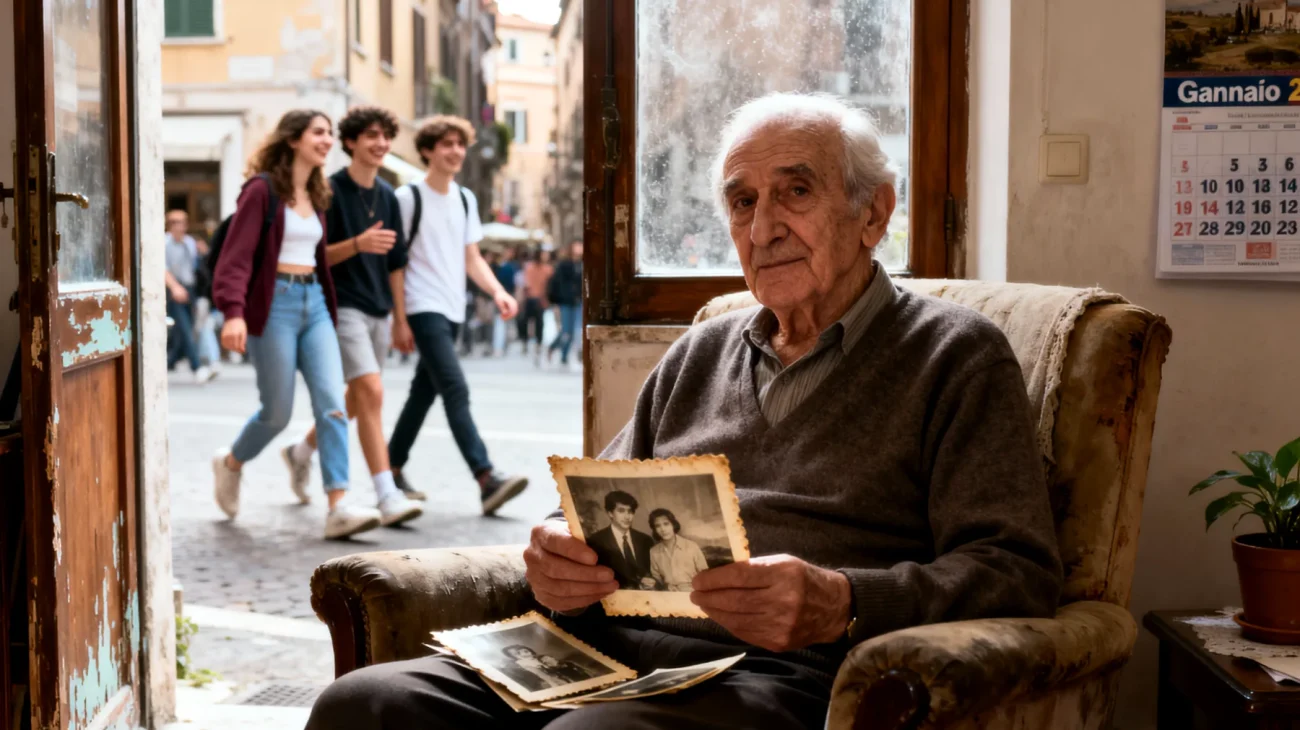 Un nonno teme di perdere il rapporto affettivo con i suoi nipoti giovani adulti, che ora sono presi da università, lavoro e vita sociale, e non trovano più tempo per visitarlo come facevano da bambini"