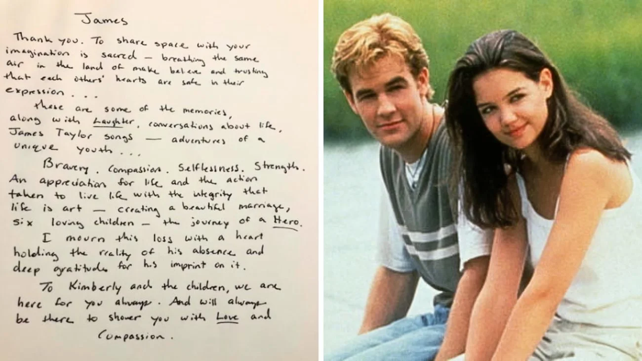 James Van Der Beek, la lettera di addio di Katie Holmes - Quartiere San Donato